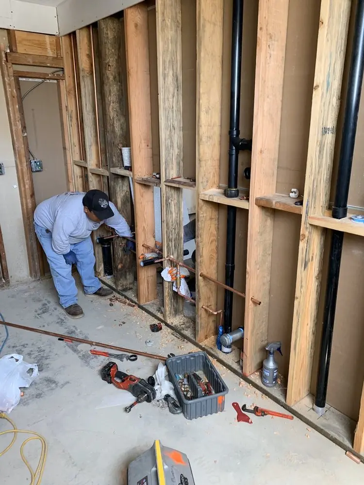 Commercial rough-in plumbing for Water Heater Replacement in Chanhassen
